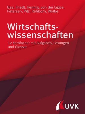 cover image of Wirtschaftswissenschaften